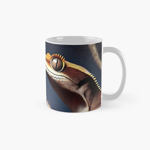 Item preview, Australian Gecko at Night Over Surfers Paradise – Wildlife & Cityscape designed and sold by NocturnalNook.
