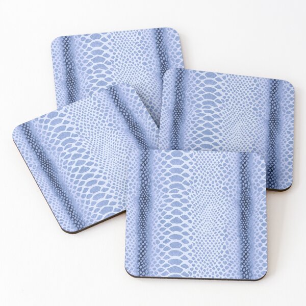 Item preview, Watercolor Snake Skin, Light blue version designed and sold by Alex  Blud.