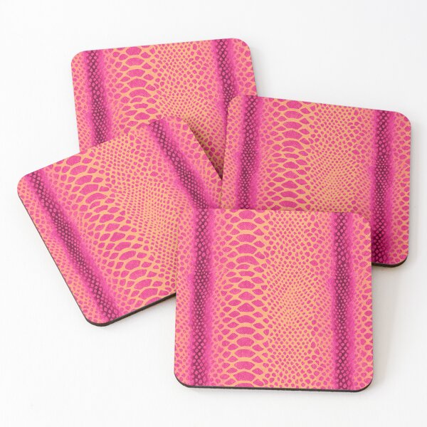 Item preview, Watercolor Snake Skin, Pink-orange version designed and sold by Alex  Blud.
