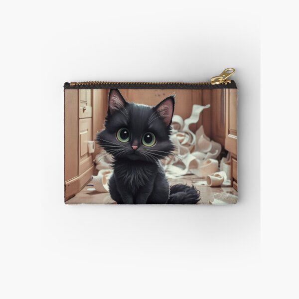 Item preview, Messy cat - paper towels  designed and sold by lavka-xd.