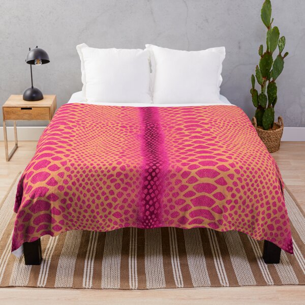 Item preview, Watercolor Snake Skin, Pink-orange version designed and sold by Alex Blud.