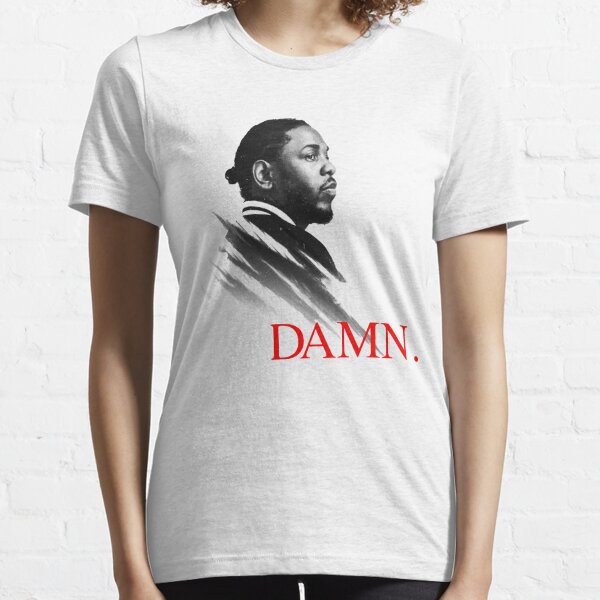 Kendrick Lamar DAMN K-Dot Heather Grey Long-Sleeved Tee T-Shirt by Actual Fact 