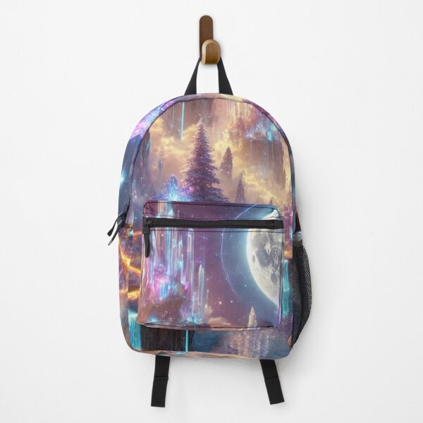 Item preview, Enchanting Fantasy World of Glowing Crystals and Surreal Landscapes designed and sold by TeslaSt0re.
