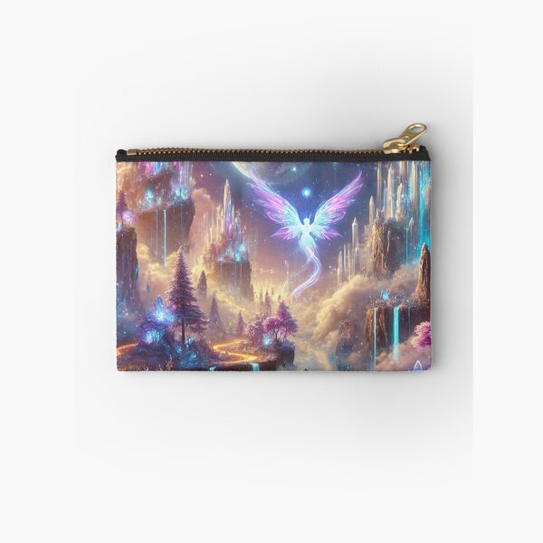 Item preview, Enchanting Fantasy World of Glowing Crystals and Surreal Landscapes designed and sold by TeslaSt0re.