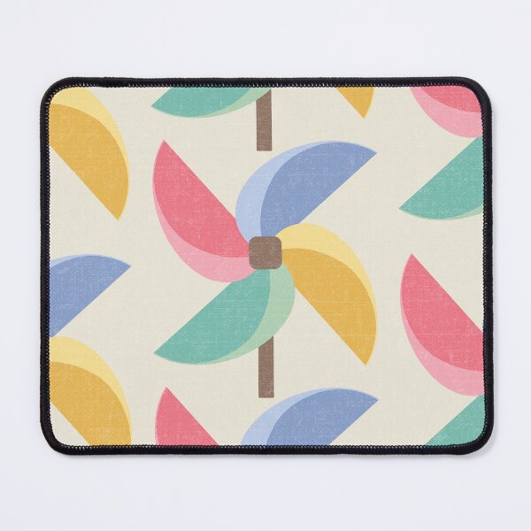 Item preview, Pastel Pinwheels on Cream (DP309-1) designed and sold by DuckyRubin.