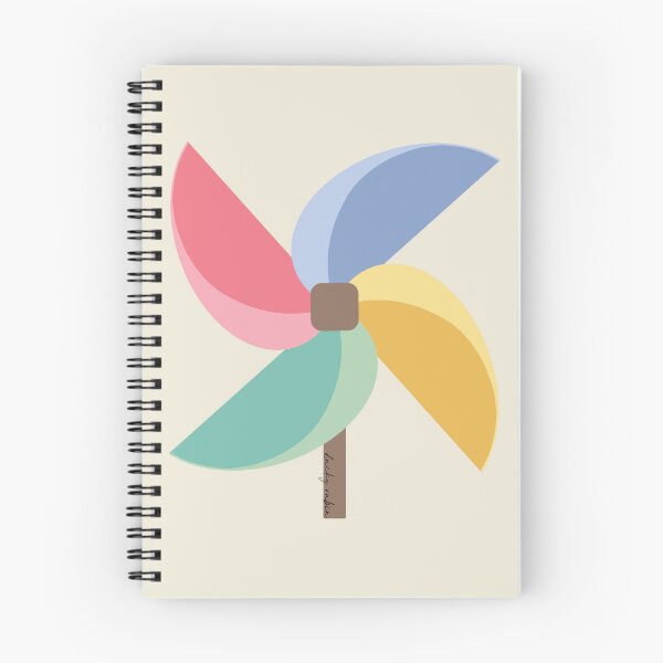 Item preview, Pastel Pinwheels on Cream (DP309-1) designed and sold by DuckyRubin.
