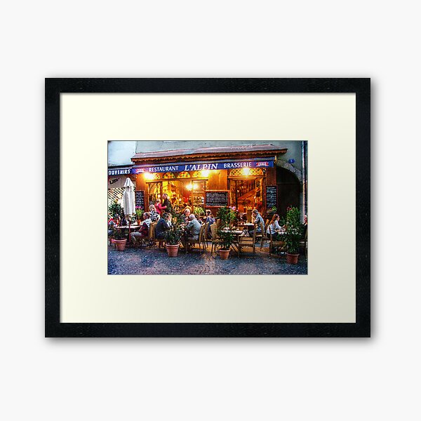 Aperçu de l'œuvre Dîner à l'extérieur créée et vendue par KALEIDOSCOPE UK.