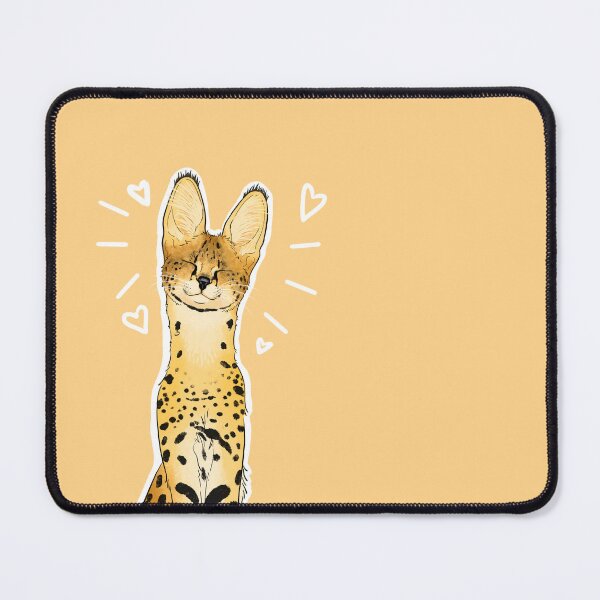 Item preview, Happy Serval Eyes Closed designed and sold by VulpiSketch.