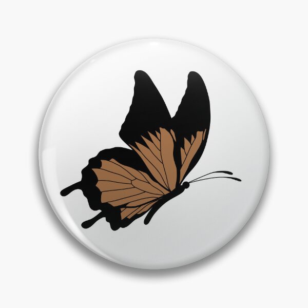 Item preview, Flying Butterfly Illustration - Brown and Black designed and sold by MrsCreative1.