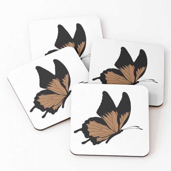 Item preview, Flying Butterfly Illustration - Brown and Black designed and sold by MrsCreative1.