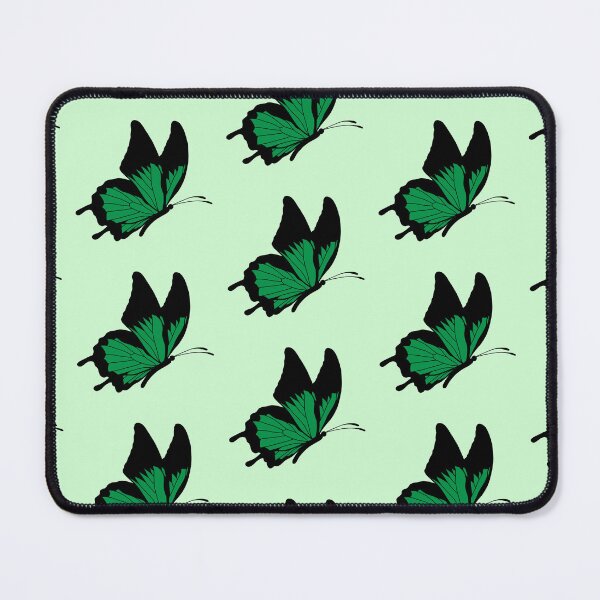 Item preview, Flying Butterfly Illustration - Dark Green and Black designed and sold by MrsCreative1.