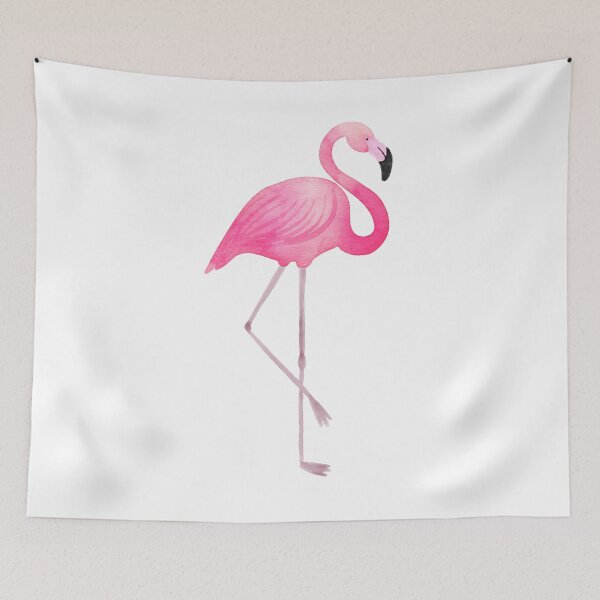 Aperçu de l'œuvre Flamant Rose Oiseau Exotique Mignon créée et vendue par TotalityDesigns.