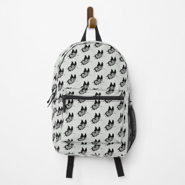 Item preview, Flying Butterfly Illustration - Grey and Black designed and sold by MrsCreative1.