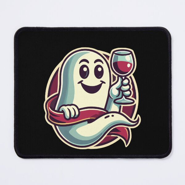 Item preview, Wine Lover Ghost Halloween Red Wine Ghost designed and sold by LuminOrb.