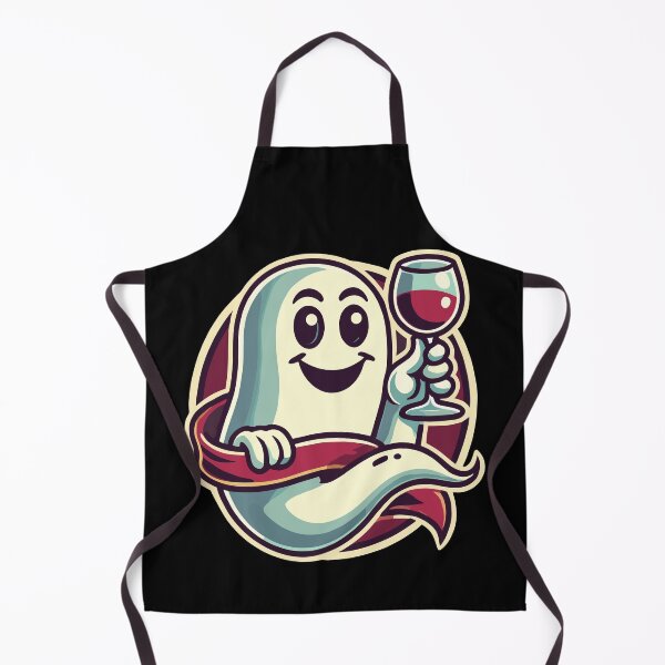 Item preview, Wine Lover Ghost Halloween Red Wine Ghost designed and sold by LuminOrb.