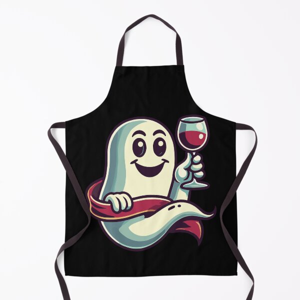 Item preview, Wine Lovers Ghost Cute Wine Drinkers designed and sold by LuminOrb.