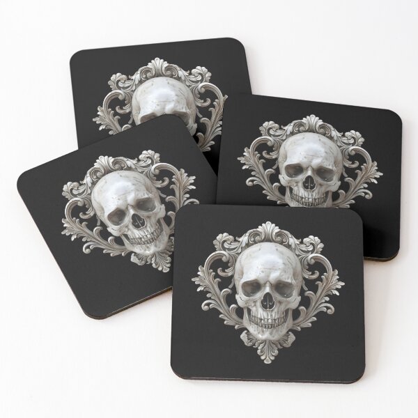 Item preview, Gothic Skull Ornament designed and sold by ShadowOfNature.