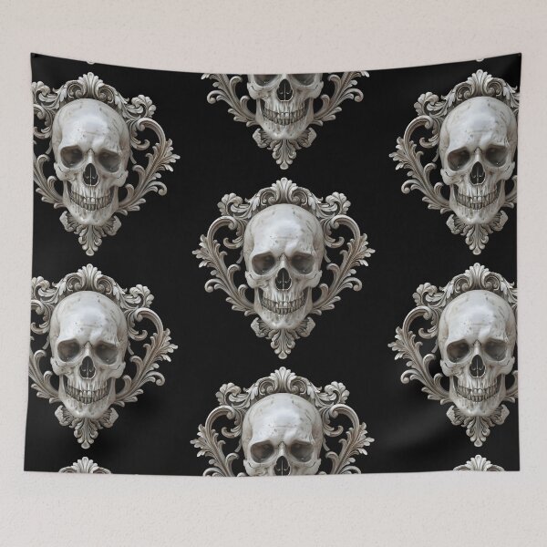 Item preview, Gothic Skull Ornament designed and sold by ShadowOfNature.