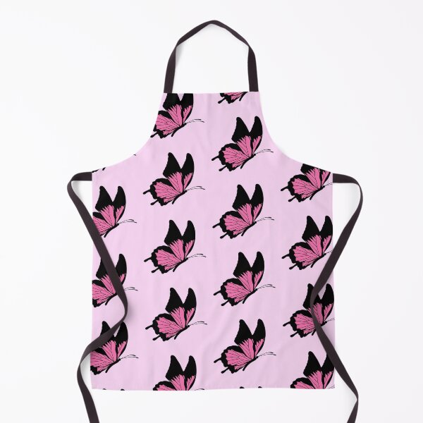 Item preview, Flying Butterfly Illustration - Light Pink and Black designed and sold by MrsCreative1.