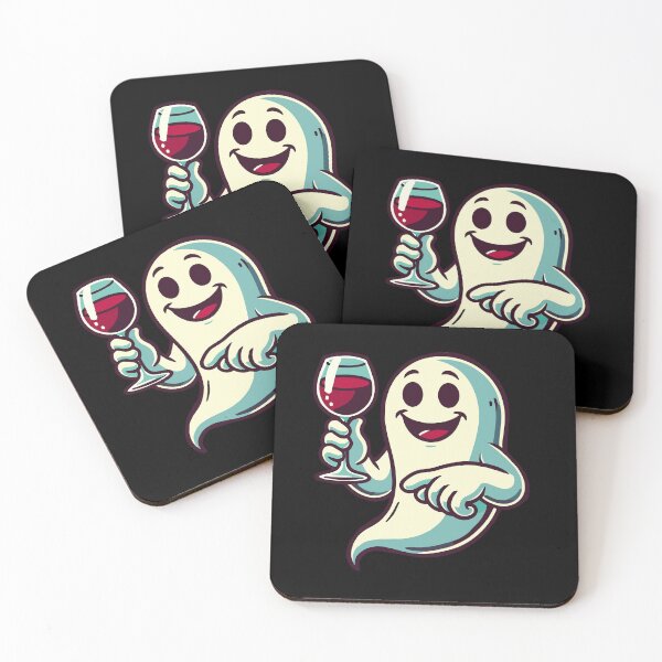 Item preview, Wine Lovers Ghost Cute Wine Drinkers designed and sold by LuminOrb.