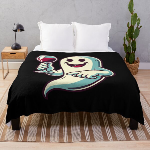 Item preview, Wine Lovers Ghost Cute Wine Drinkers designed and sold by LuminOrb.