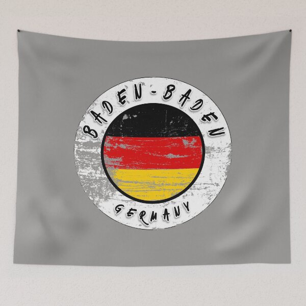 Artikelvorschau, Baden-Baden Deutschland Vintage Flagge entworfen und verkauft von World Designs.