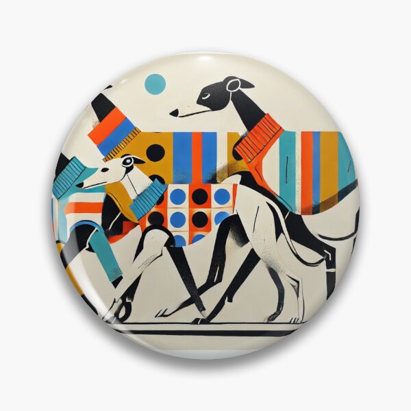 Item preview, Sighthound Greyhound Whippet Lurcher Abstract #3 designed and sold by Pet Canvas.