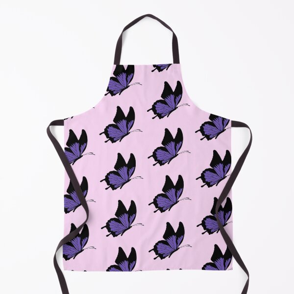 Item preview, Flying Butterfly Illustration - Light Purple and Black designed and sold by MrsCreative1.