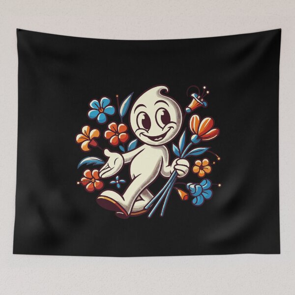 Item preview, Flower Lover Ghost Funny Flowers Ghost designed and sold by LuminOrb.