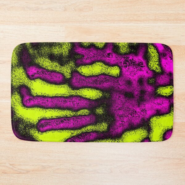 Item preview, Abstract Pink Handprint on Yellow Background designed and sold by SXW Designs.