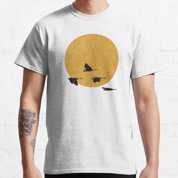 Item preview, Yellow tailed black cockatoos fly the Australian sun designed and sold by Old Friends.