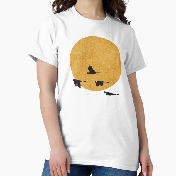 Item preview, Yellow tailed black cockatoos fly the Australian sun designed and sold by Old Friends.