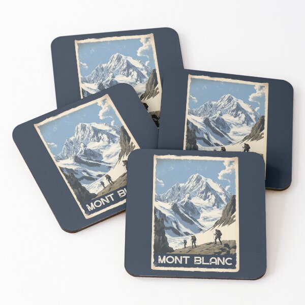 Item preview, A Vintage Travel Illustration of Mont Blanc designed and sold by GoodOldVintage.