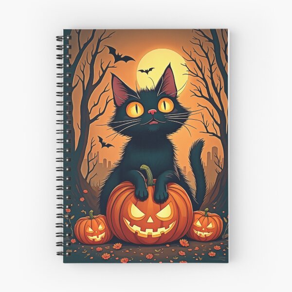Item preview, halloween cat designed and sold by Kamoufleur.