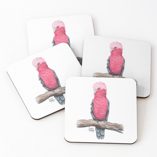 Item preview, Pink and Grey Galah designed and sold by lucyluart.