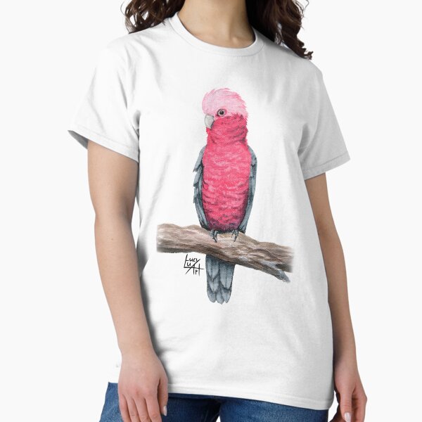 Pink and Grey Galah Classic T-Shirt