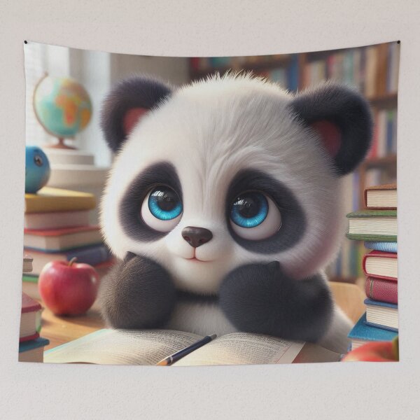 Item preview, School Panda 3 designed and sold by PANDALOVEART.