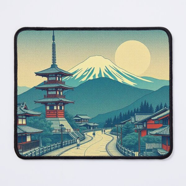 Item preview, Japan Mount Fuji Vintage Poster designed and sold by Asiantrendzz.