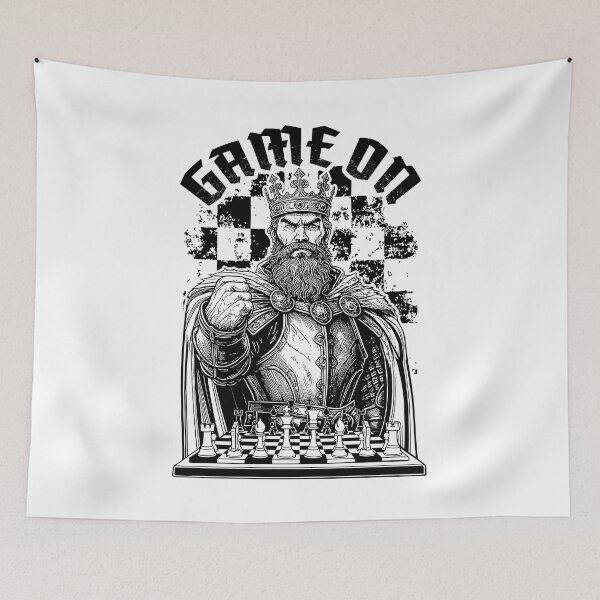 Item preview, Chess King Game On Funny Vintage Medieval Checkmate Lover designed and sold by GrandeDuc.