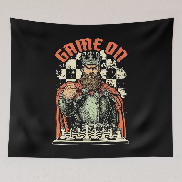 Item preview, Chess King Game On Funny Vintage Medieval Checkmate Lover designed and sold by GrandeDuc.