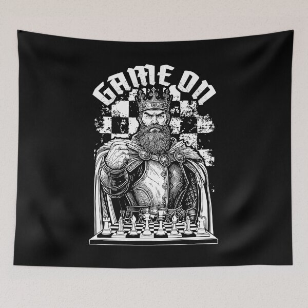 Item preview, Chess King Game On Funny Vintage Medieval Checkmate Lover designed and sold by GrandeDuc.