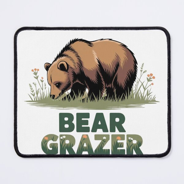 Item preview, Bear Grazer designed and sold by VisuSmArt Pixels.
