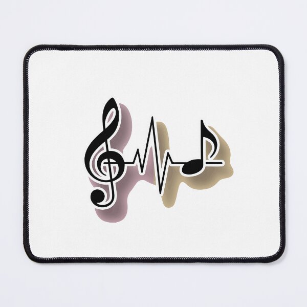 Item preview, Music Pulse Heartbeat Sound Wave Design designed and sold by NiftyWrx.