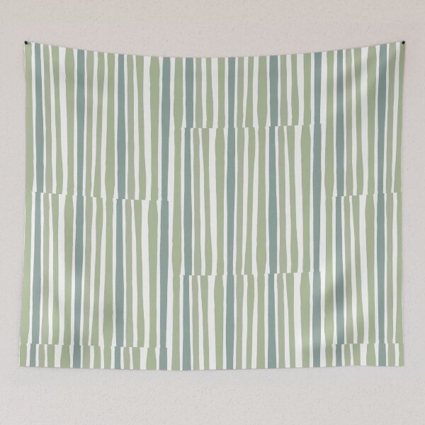 Item preview, Green striped textured paper with vintage design, and seamless pattern, perfect for wallpaper or fabric designed and sold by Ammi77.