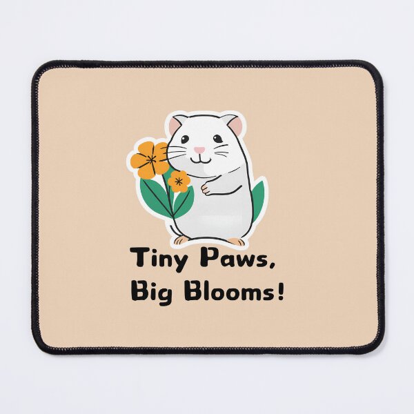 Item preview, Hamster Love : Tiny Paws, Big Blooms! designed and sold by critter-cuddle.