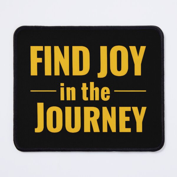 Item preview, Enjoy the Journey - Uplifting Quote to Encourage Finding Happiness in Every Step of Life designed and sold by UniGift.