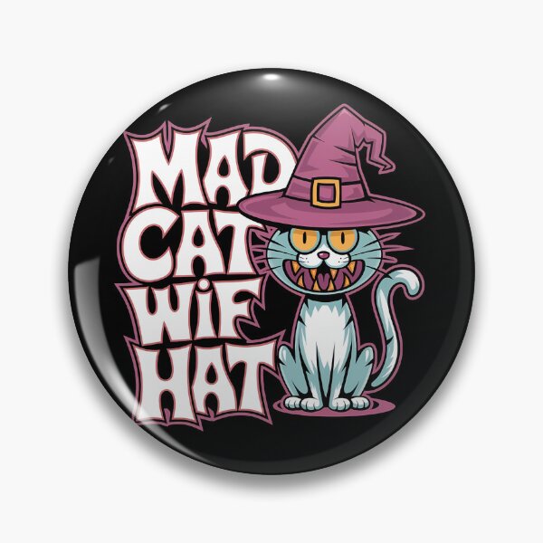 Item preview, Mad Catwifhat Hallowenn Tee designed and sold by FocusedPatterns.