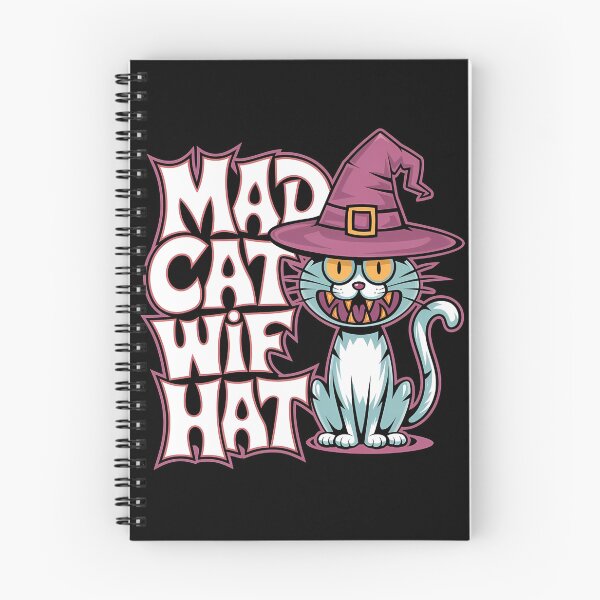 Item preview, Mad Catwifhat Hallowenn Tee designed and sold by FocusedPatterns.