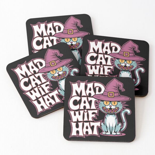 Item preview, Mad Catwifhat Hallowenn Tee designed and sold by FocusedPatterns.