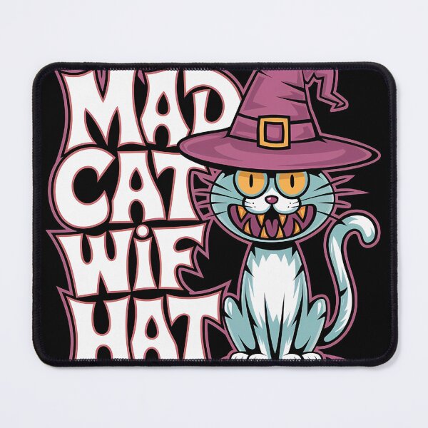 Item preview, Mad Catwifhat Hallowenn Tee designed and sold by FocusedPatterns.